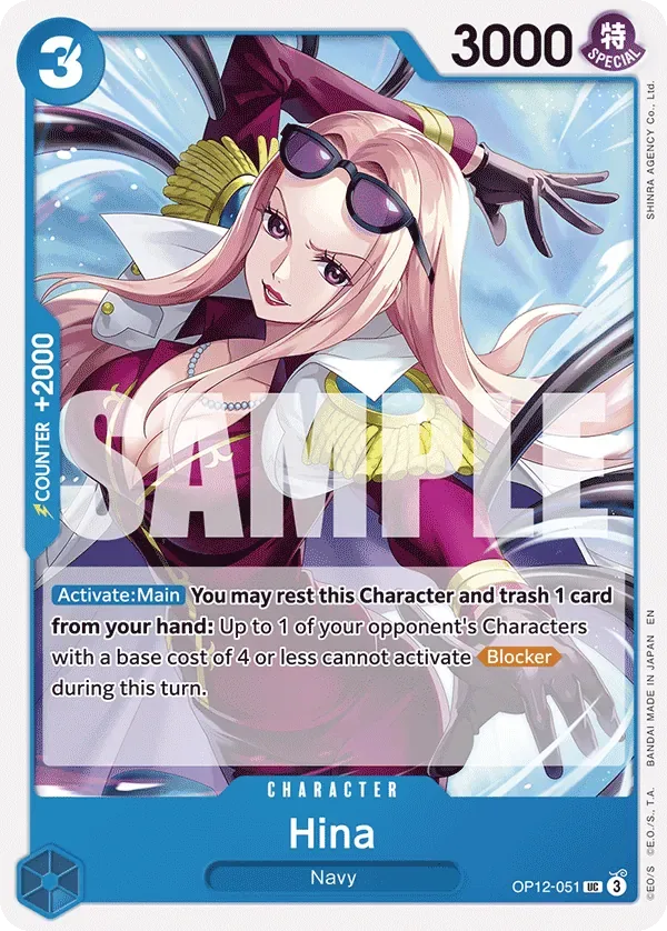 Hina #OP12-051 Legacy of the Master One Piece card