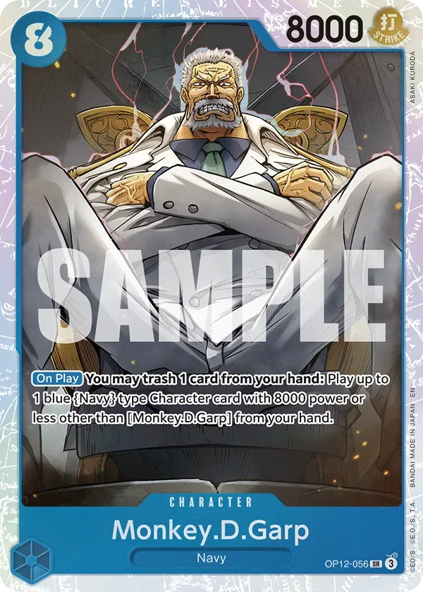Monkey.D.Garp #OP12-056 Legacy of the Master One Piece card