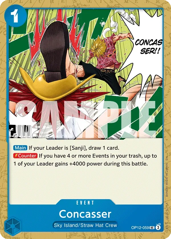 Concasser #OP12-059 Legacy of the Master One Piece card