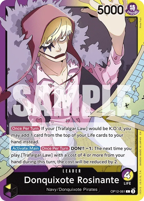 Donquixote Rosinante #OP12-061 Legacy of the Master One Piece card