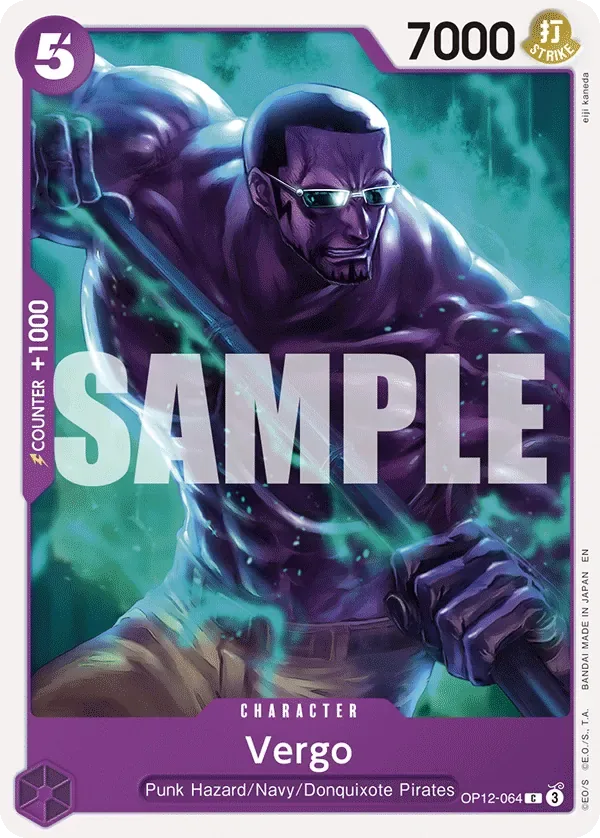 Vergo #OP12-064 Legacy of the Master One Piece card