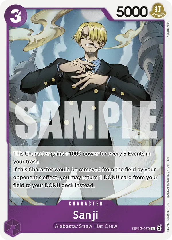 Sanji #OP12-070 Legacy of the Master One Piece card
