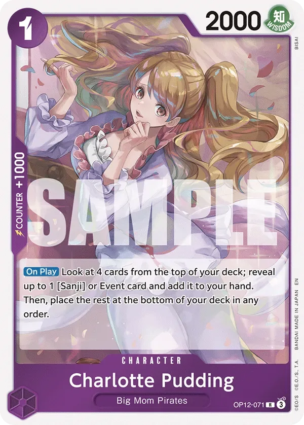 Charlotte Pudding #OP12-071 Legacy of the Master One Piece card
