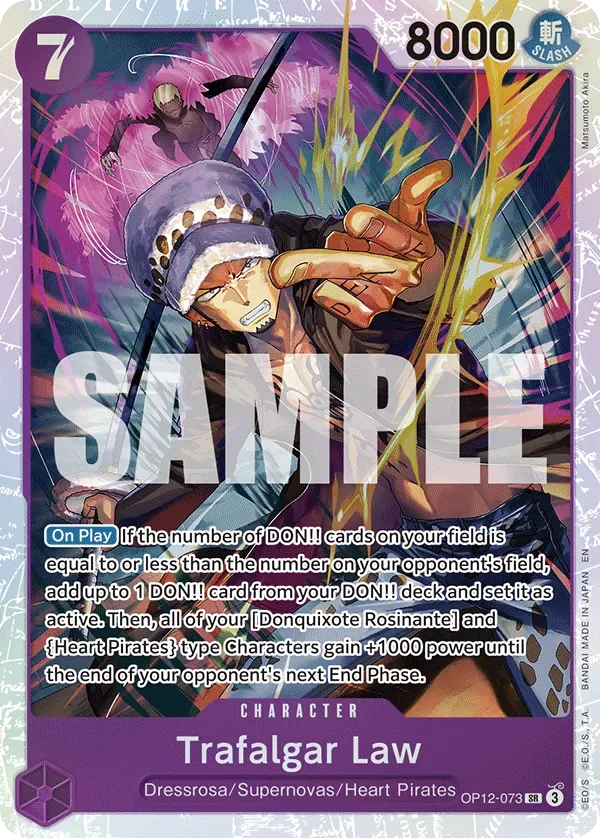 Trafalgar Law #OP12-073 Legacy of the Master One Piece card