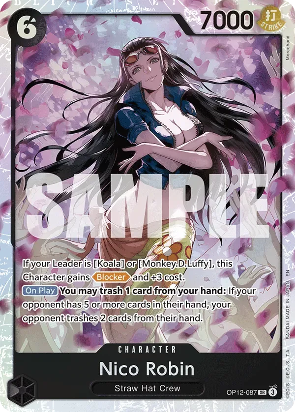 Nico Robin #OP12-087 Legacy of the Master One Piece card