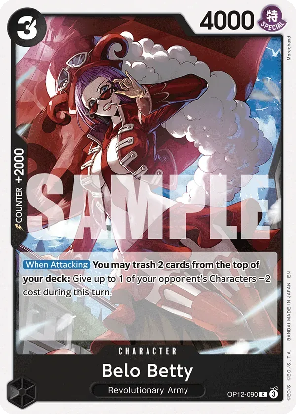 Belo Betty #OP12-090 Legacy of the Master One Piece card
