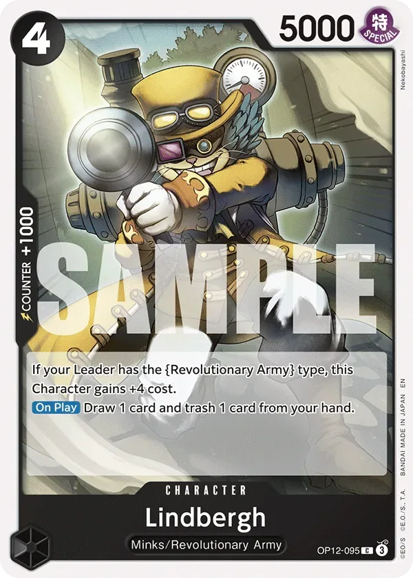 Lindbergh #OP12-095 Legacy of the Master One Piece card