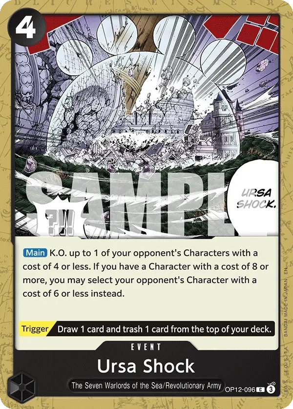 Ursa Shock #OP12-096 Legacy of the Master One Piece card