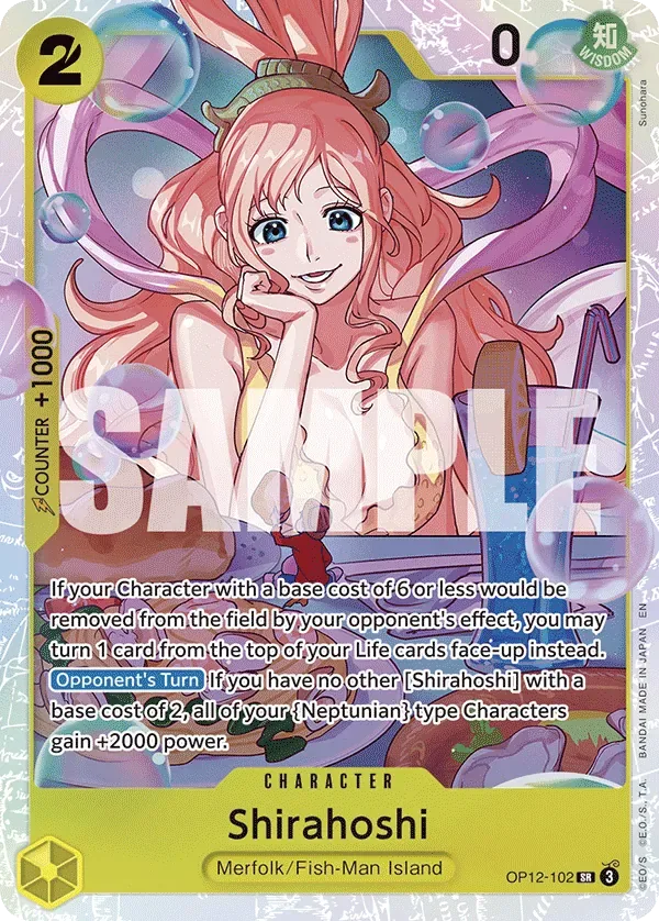 Shirahoshi #OP12-102 Legacy of the Master One Piece card