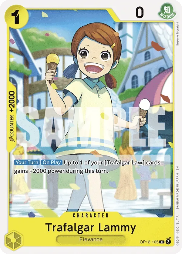 Trafalgar Lammy #OP12-105 Legacy of the Master One Piece card