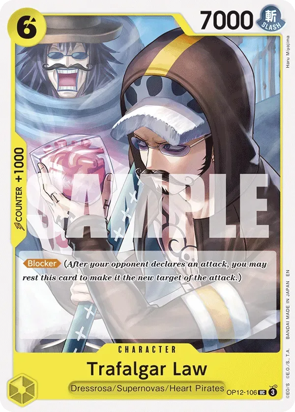 Trafalgar Law #OP12-106 Legacy of the Master One Piece card