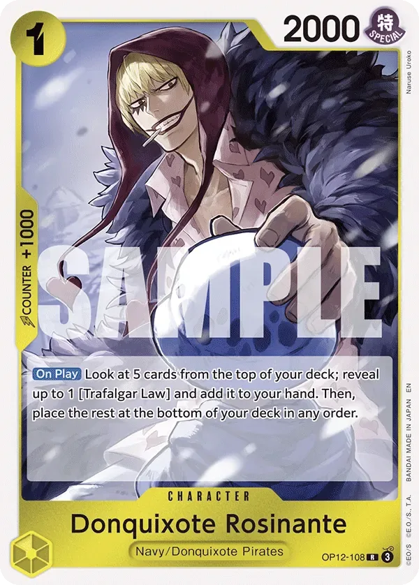 Donquixote Rosinante #OP12-108 Legacy of the Master One Piece card