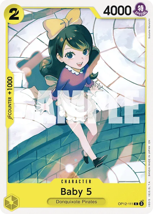 Baby 5 #OP12-111 Legacy of the Master One Piece card