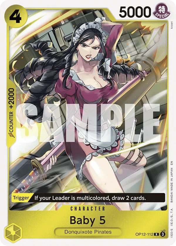 Baby 5 #OP12-112 Legacy of the Master One Piece card