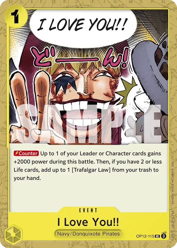 I Love You!! #OP12-115 Legacy of the Master One Piece card