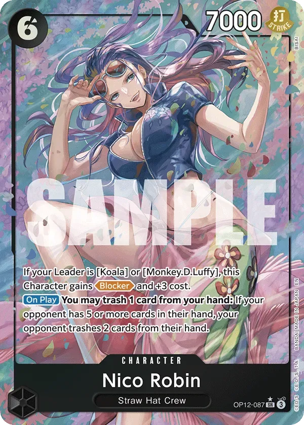 Nico Robin #OP12-087 Legacy of the Master One Piece card