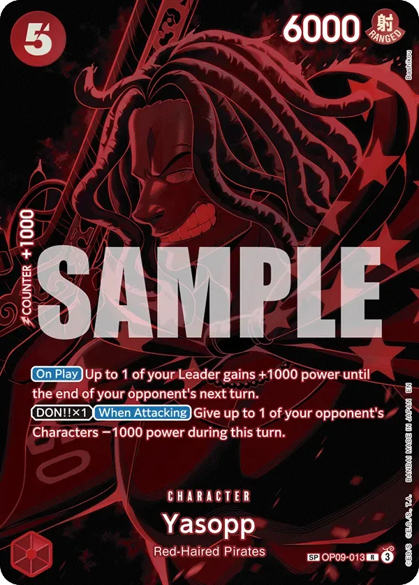 Yasopp #OP09-013 Legacy of the Master One Piece card