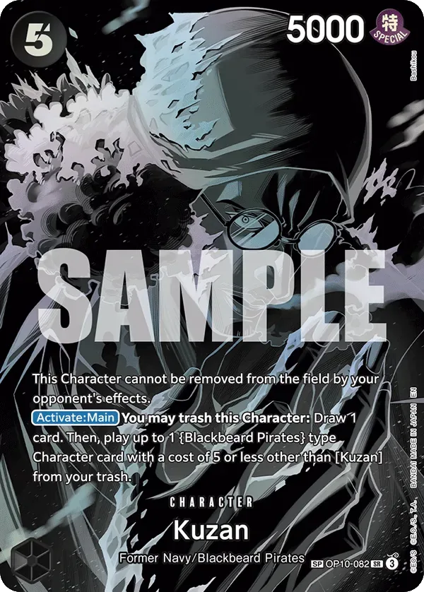 Kuzan #OP10-082 Legacy of the Master One Piece card