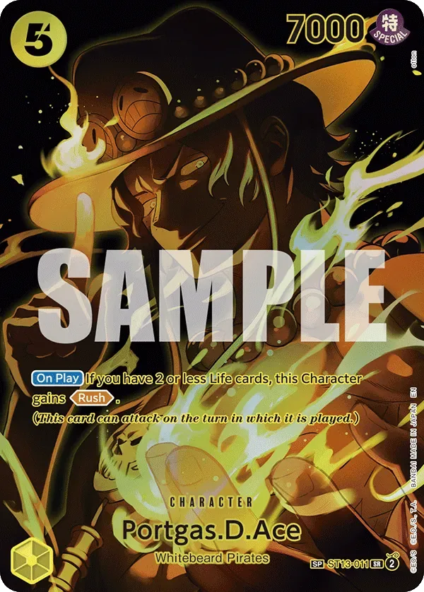 Portgas.D.Ace #ST13-011 Legacy of the Master One Piece card