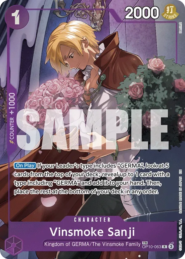 Vinsmoke Sanji #OP10-063 Legacy of the Master One Piece card