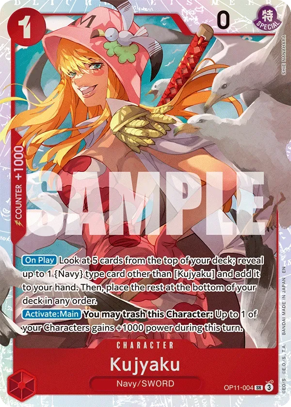Kujyaku #OP11-004 A Fist of Divine Speed One Piece card
