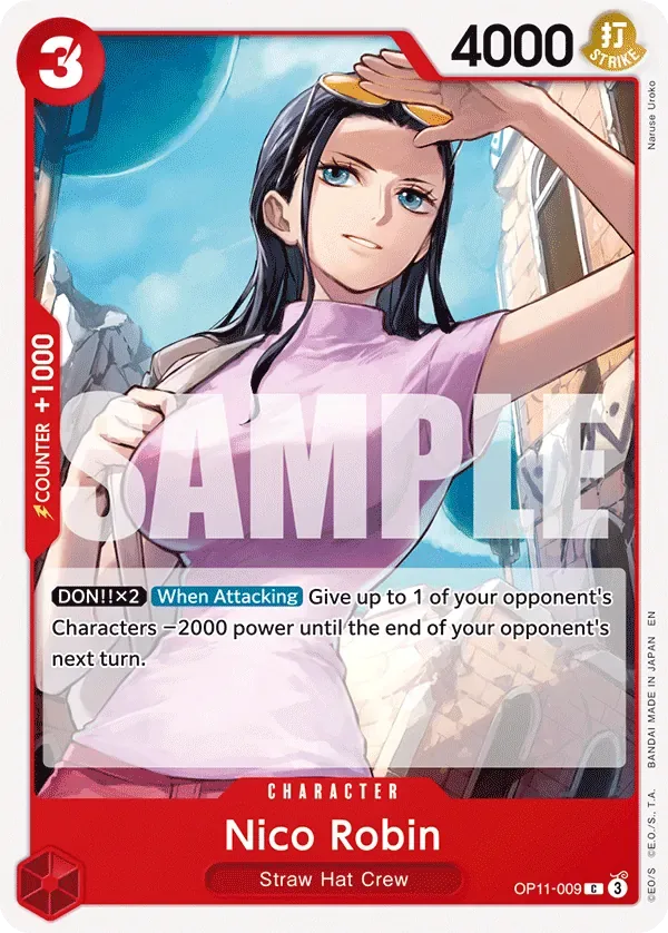Nico Robin #OP11-009 A Fist of Divine Speed One Piece card