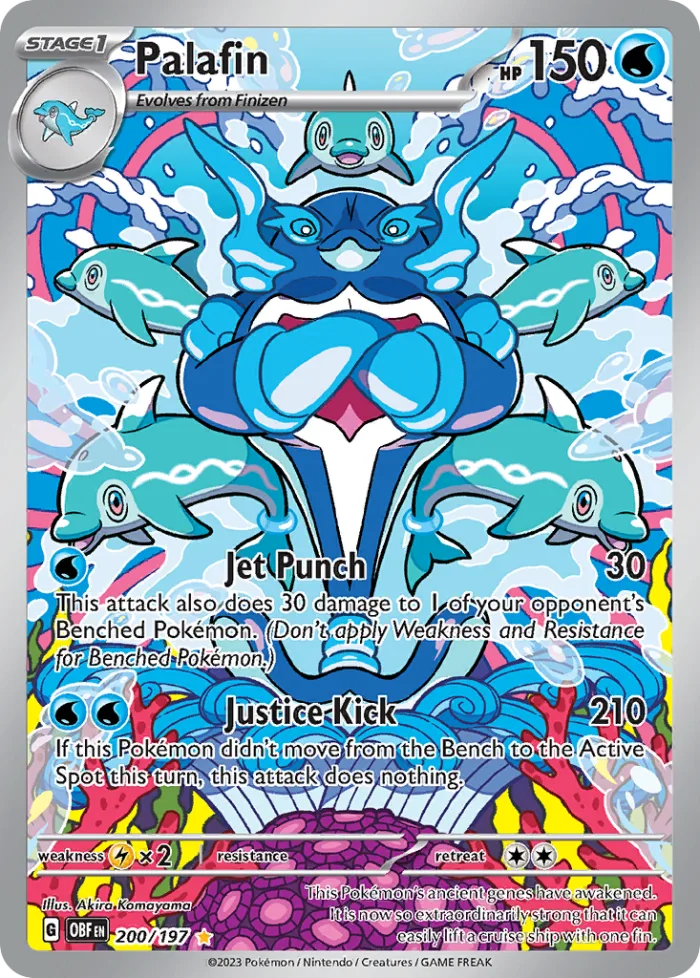 Palafin #200 Obsidian Flames Pokemon card