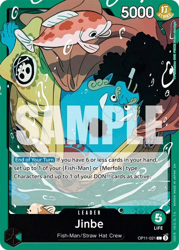 Jinbe #OP11-021 A Fist of Divine Speed One Piece card