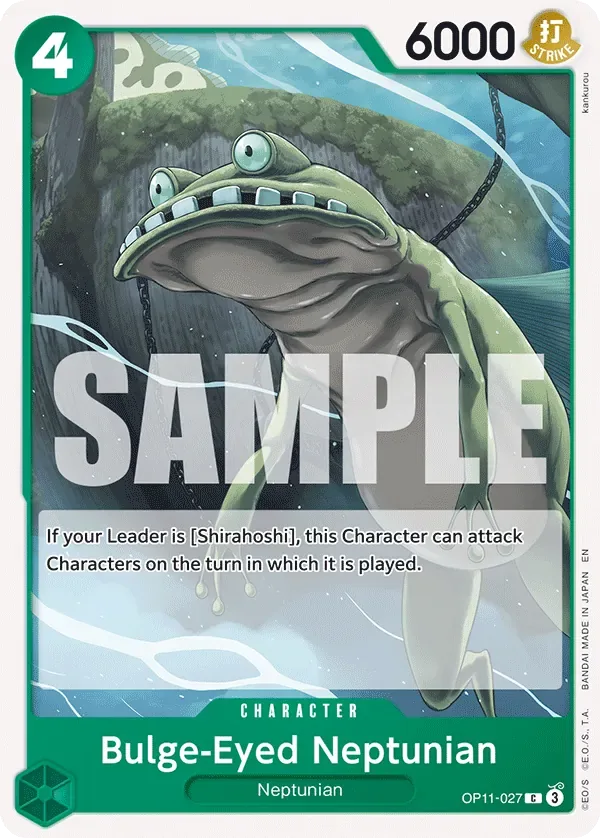 Bulge-Eyed Neptunian #OP11-027 A Fist of Divine Speed One Piece card