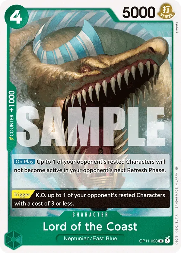 Lord of the Coast #OP11-028 A Fist of Divine Speed One Piece card