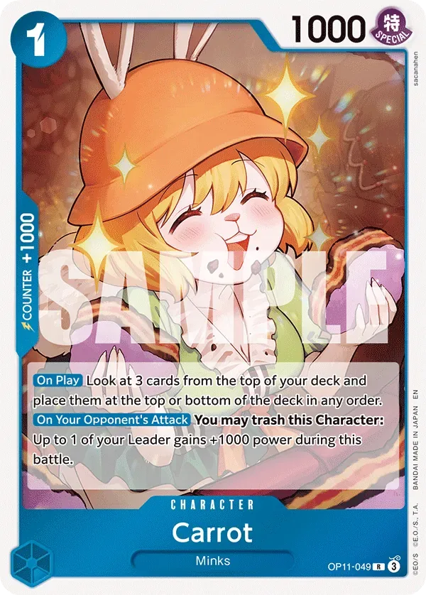 Carrot #OP11-049 A Fist of Divine Speed One Piece card