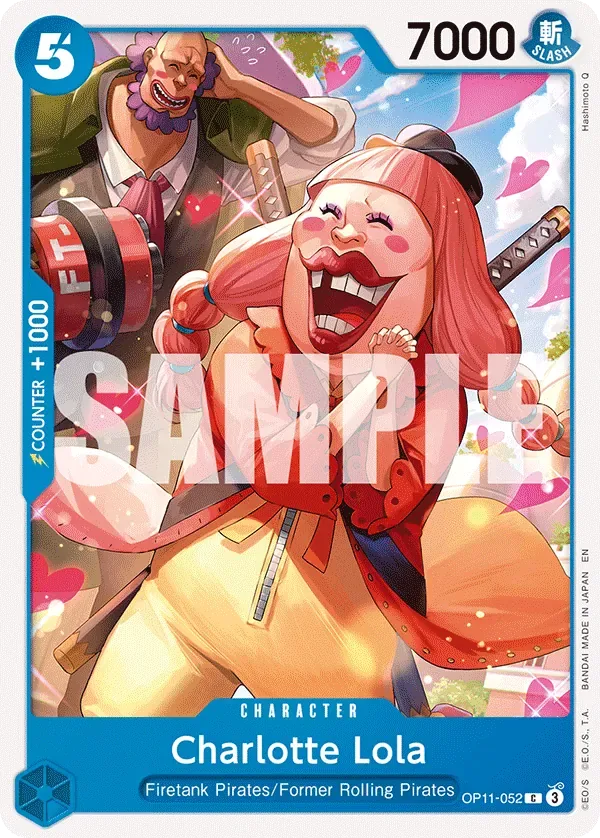 Charlotte Lola #OP11-052 A Fist of Divine Speed One Piece card