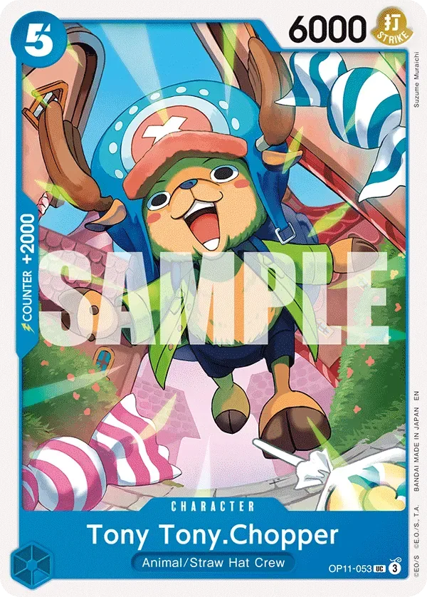 Tony Tony.Chopper #OP11-053 A Fist of Divine Speed One Piece card