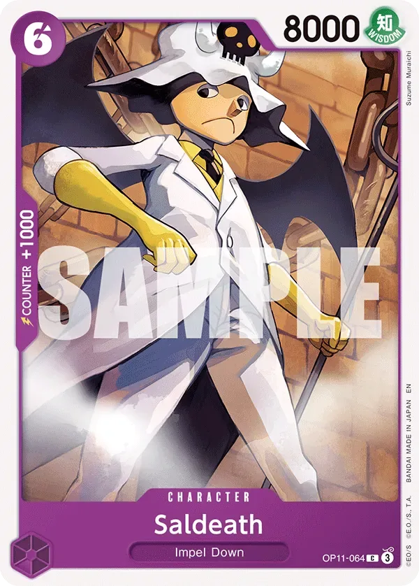 Saldeath #OP11-064 A Fist of Divine Speed One Piece card