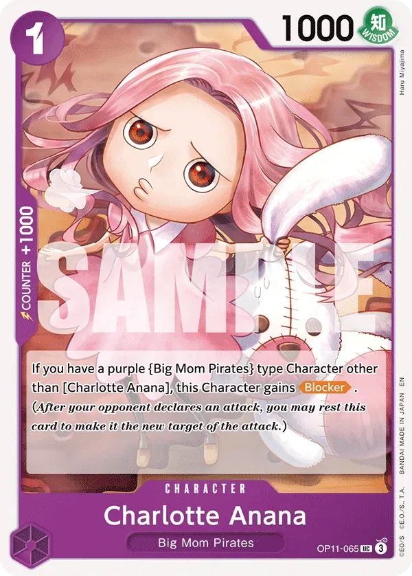 Charlotte Anana #OP11-065 A Fist of Divine Speed One Piece card