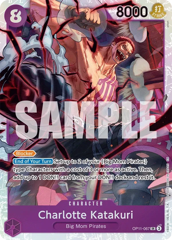 Charlotte Katakuri #OP11-067 A Fist of Divine Speed One Piece card