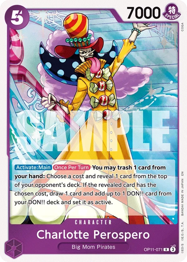 Charlotte Perospero #OP11-071 A Fist of Divine Speed One Piece card