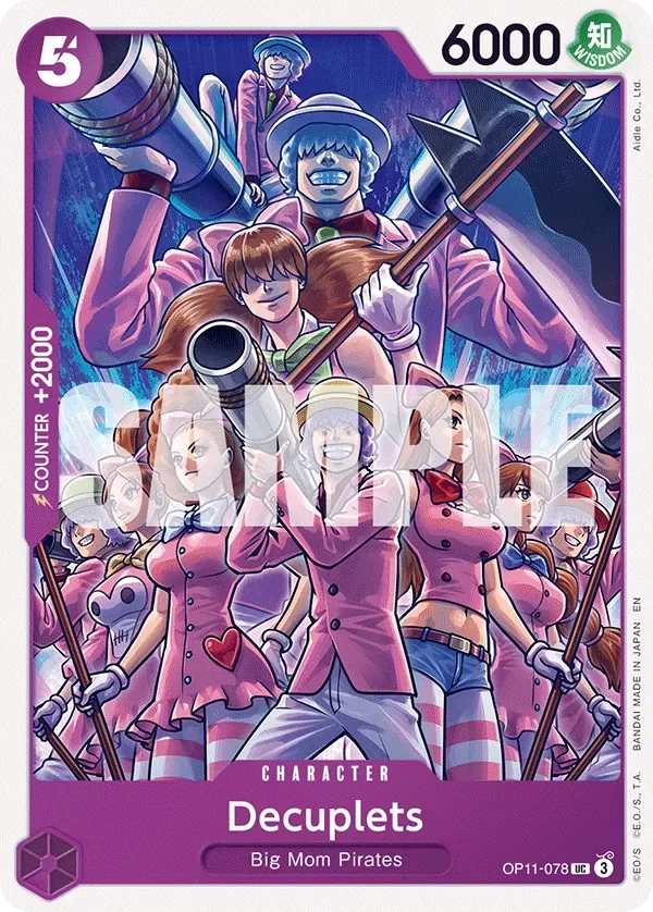 Decuplets #OP11-078 A Fist of Divine Speed One Piece card