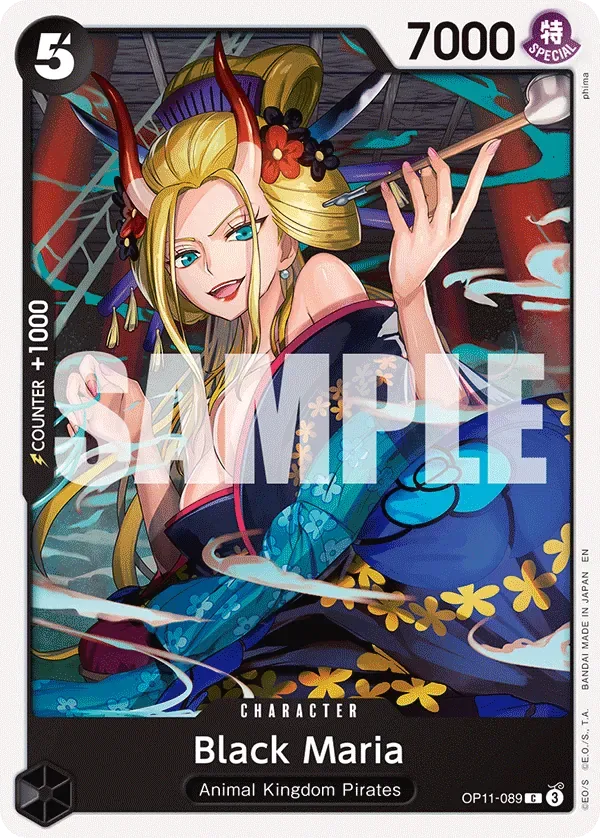Black Maria #OP11-089 A Fist of Divine Speed One Piece card