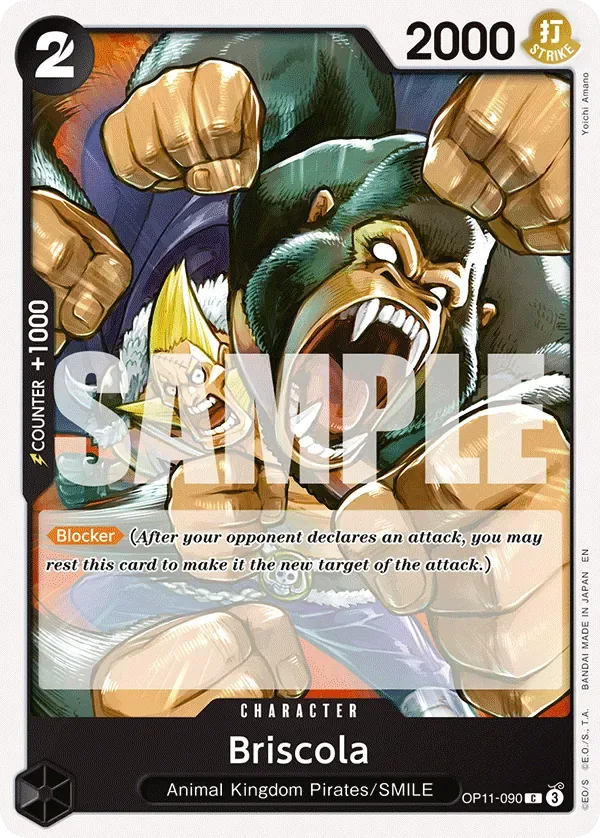 Briscola #OP11-090 A Fist of Divine Speed One Piece card