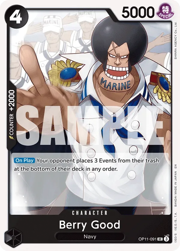 Berry Good #OP11-091 A Fist of Divine Speed One Piece card
