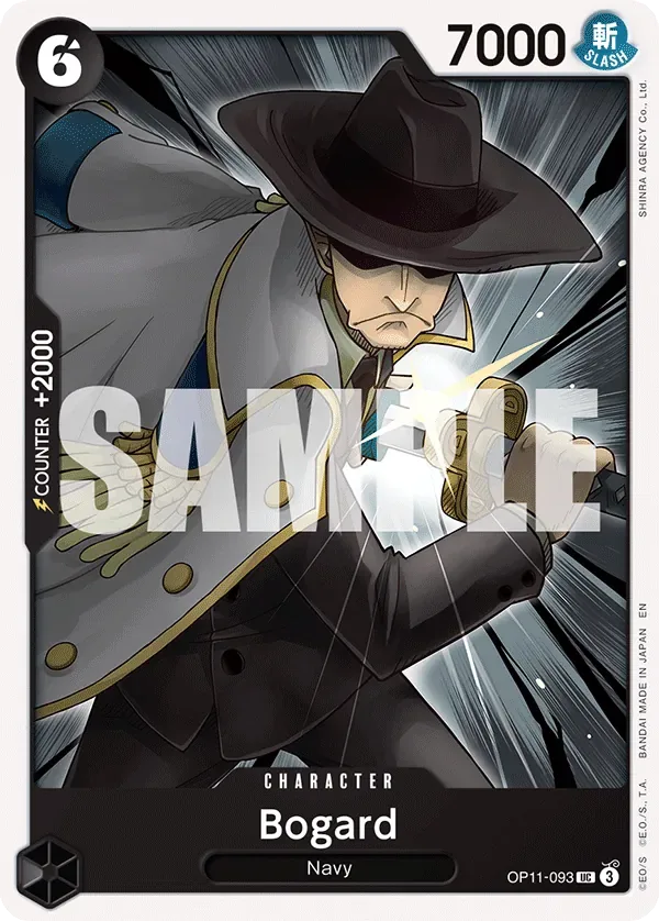 Bogard #OP11-093 A Fist of Divine Speed One Piece card