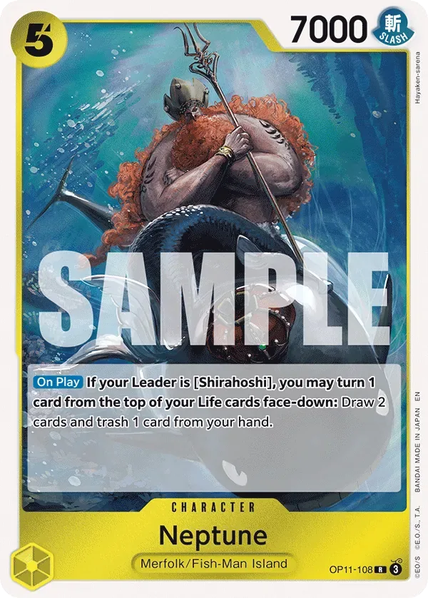 Neptune #OP11-108 A Fist of Divine Speed One Piece card