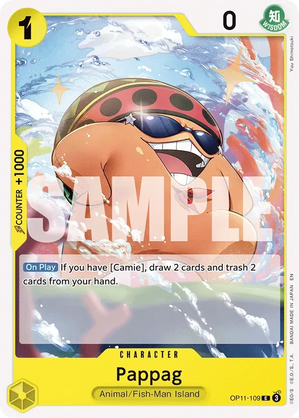 Pappag #OP11-109 A Fist of Divine Speed One Piece card