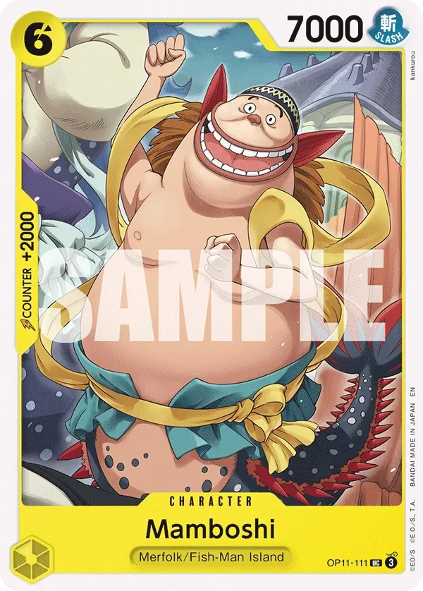 Mamboshi #OP11-111 A Fist of Divine Speed One Piece card