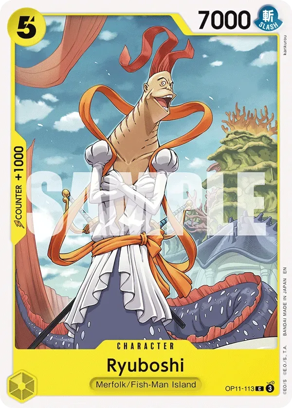 Ryuboshi #OP11-113 A Fist of Divine Speed One Piece card