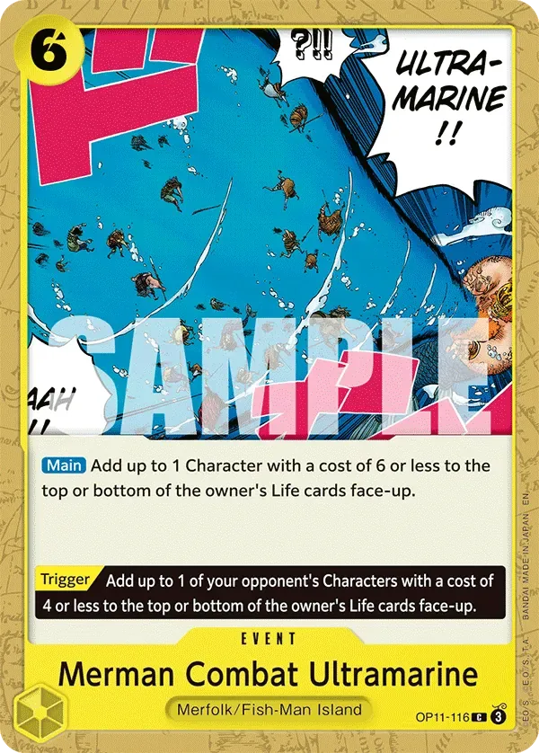 Merman Combat Ultramarine #OP11-116 A Fist of Divine Speed One Piece card