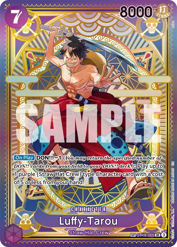 Luffy-Tarou #ST18-005 A Fist of Divine Speed One Piece card