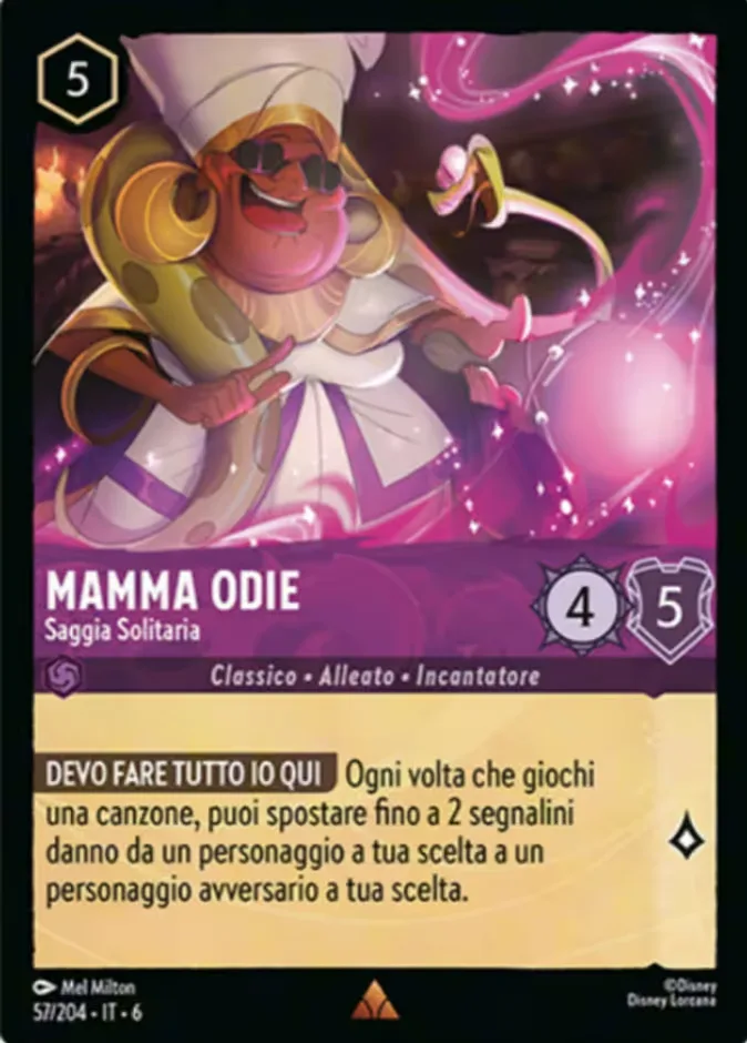 Mamma Odie #57 Azurite Sea Disney Lorcana card