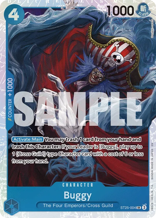 Buggy #ST25-004 BLUE Buggy One Piece card